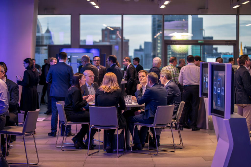 Strategically designed networking event optimized for meaningful connections and membership growth